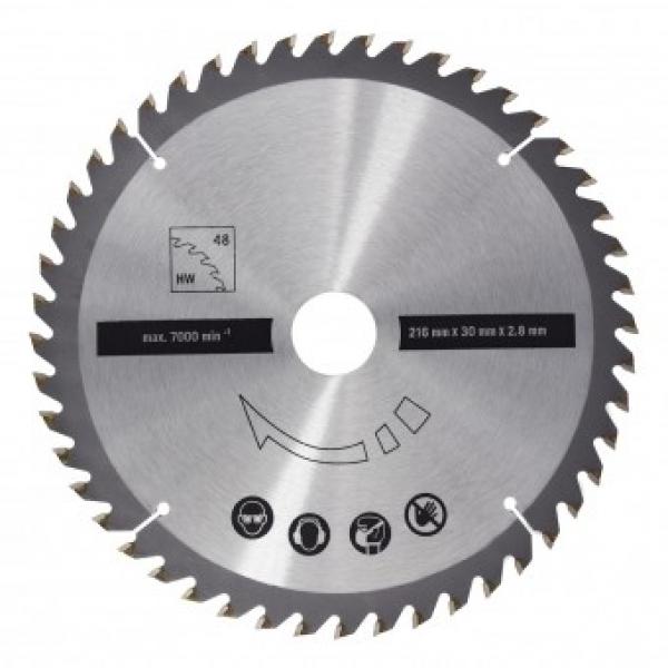BAMATO saw blade 216mm with 48 HM teeth, 30 mm bore